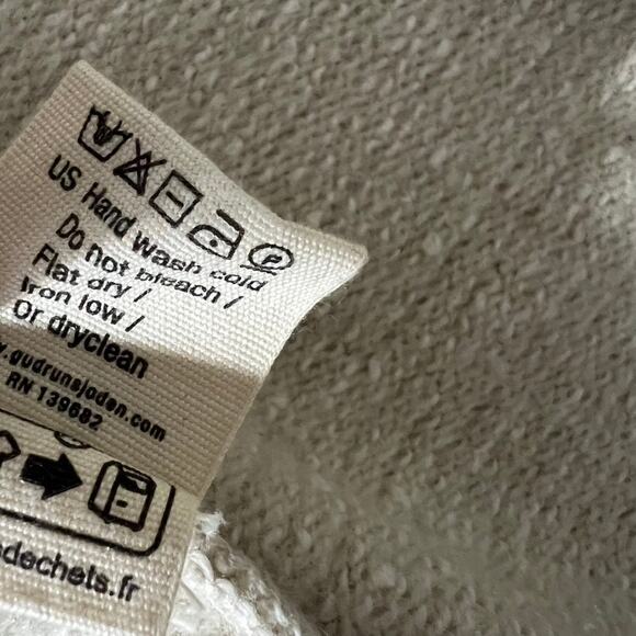 Gudrun Sjoden Wool Blend Cardigan Sweater Women Size Large Top Button - Picture 8 of 9